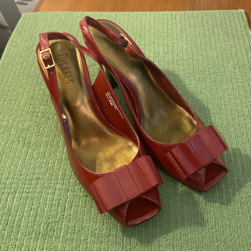 Cute Red Heels Size 8.5